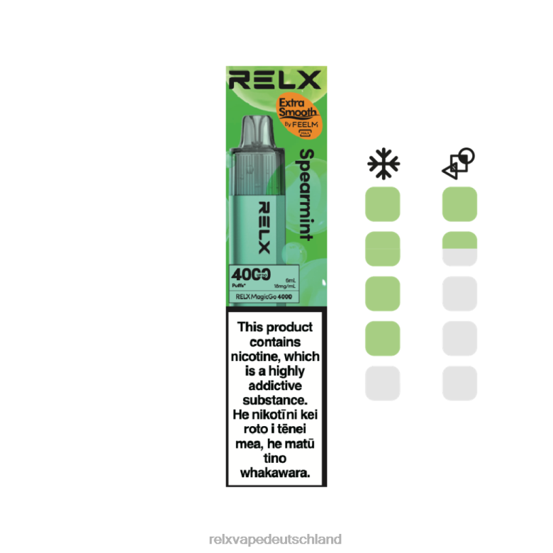 RELX Berlin | grüne Minze RELX MagicGo 4000 Einweg-Vaporizer 6048T3