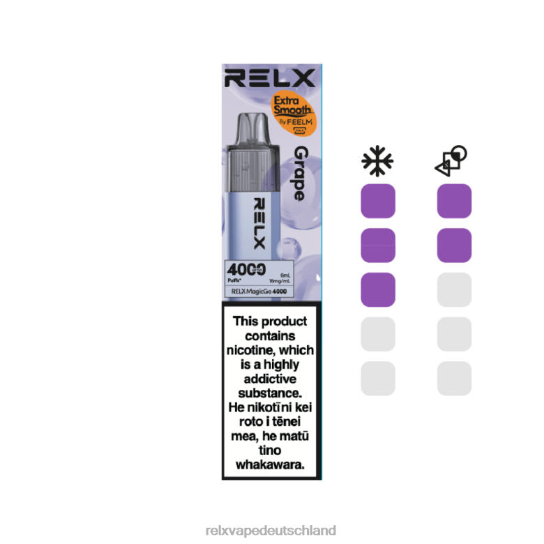 RELX Deutschland | Traube RELX MagicGo 4000 Einweg-Vaporizer 6048T6