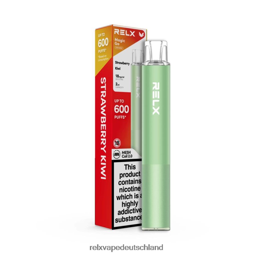 Erdbeer-Kiwi RELX MagicGo ga600 - RELX Deutschland IUT8R46