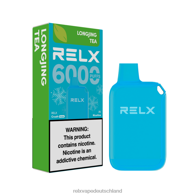 RELX Bestellen | Longjing-Tee RELX Crush Pocket 6000 eisig 6048T9