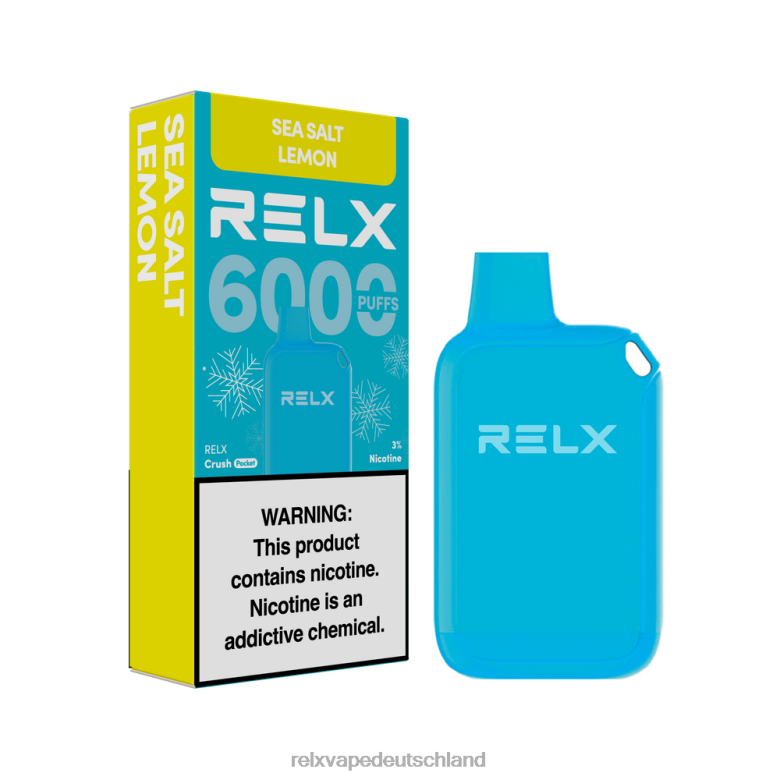 RELX Deutschland | Meersalz Zitrone RELX Crush Pocket 6000 eisig 6048T11