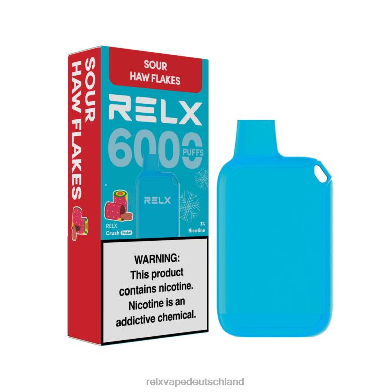 RELX Deutschland | saure Hawflocken RELX Crush Pocket 6000 eisig 6048T16