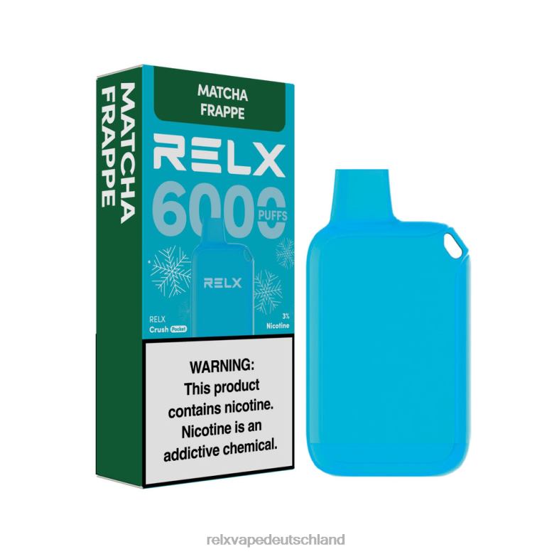 RELX Vape Deutschland | Matcha-Frappé RELX Crush Pocket 6000 eisig 6048T17