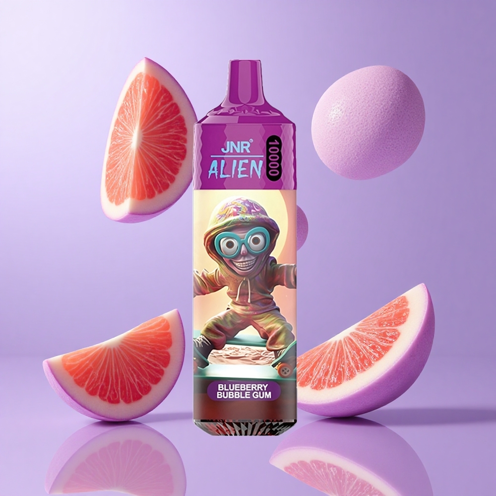 JNR Alien 10000 Puffs Blaubeere Bubble Gum Deutschland großhandel 850mAh Akkukapazität