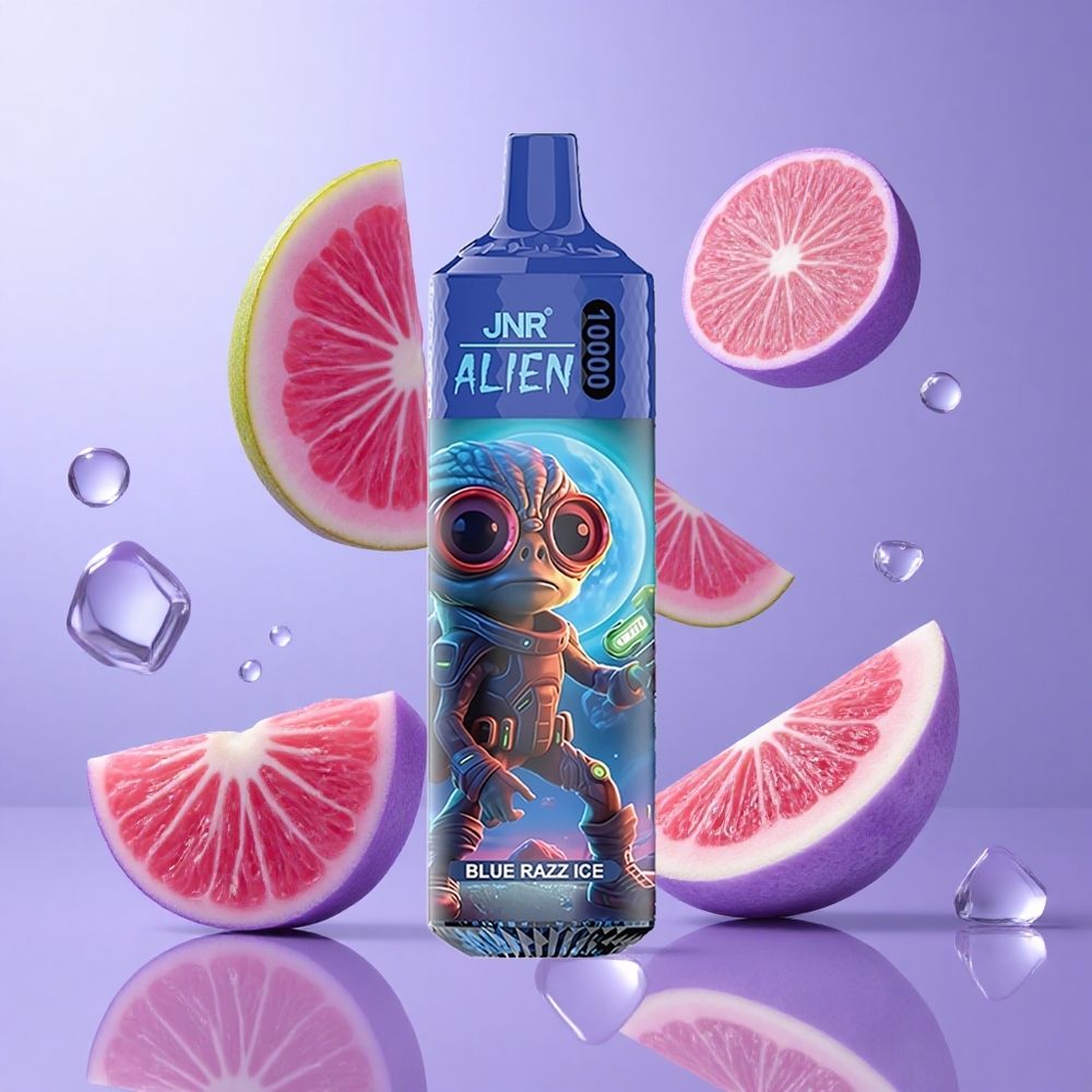 JNR Alien 10000 Puffs Blaue Himbeere Eis Deutschland großhandel 20ml E-Liquid