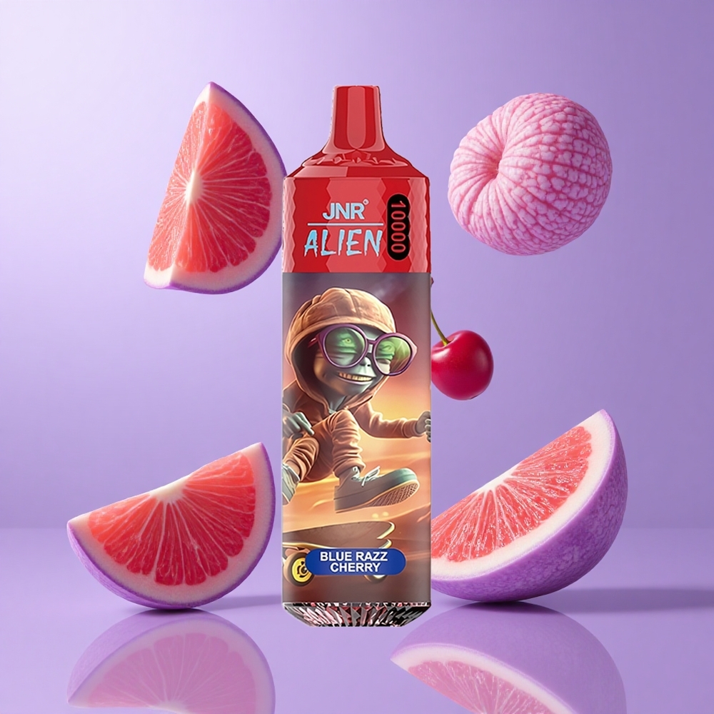 JNR Alien 10000 Puffs Blaue Himbeere Kirsche Deutschland großhandel 20ml E-Liquid
