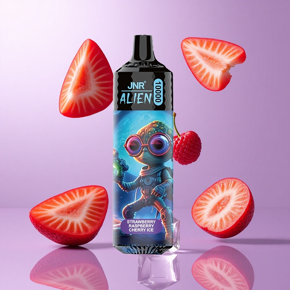 JNR Alien 10000 Puffs Erdbeere Himbeere Kirsche Eis Deutschland großhandel 20ml E-Liquid