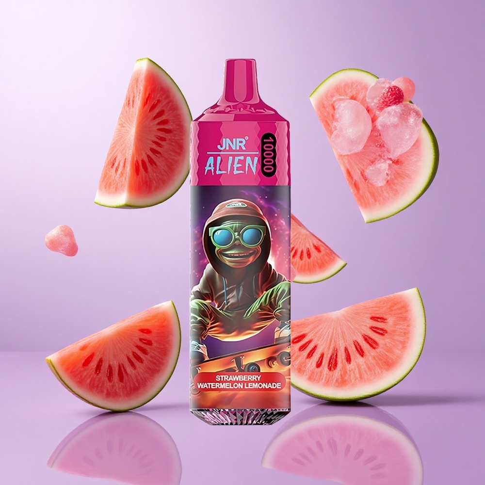 JNR Alien 10000 Puffs Erdbeere Wassermelone Limonade Deutschland großhandel 850mAh Akkukapazität