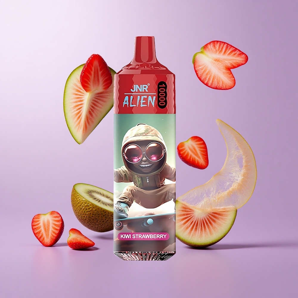 JNR Alien 10000 Puffs Kiwi Erdbeere Deutschland großhandel 850mAh Akkukapazität