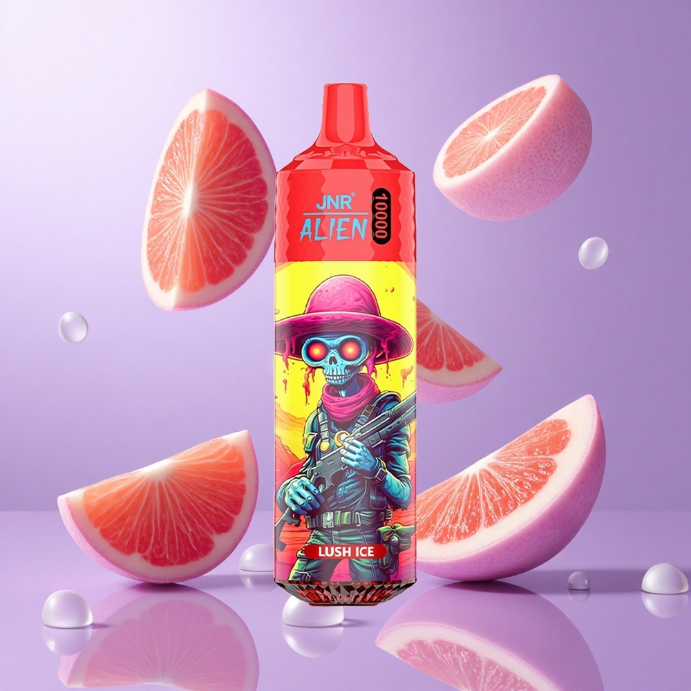 JNR Alien 10000 Puffs Lush Ice (Üppiges Eis) Deutschland großhandel 850mAh Batteriekapazität