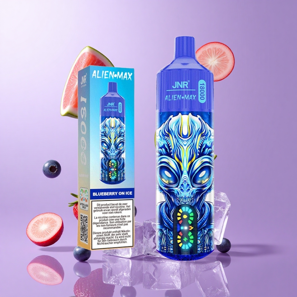 JNR Alien Max 18000 Puffs Blaubeere Auf Eis Deutschland großhandel 28ml E-Liquid