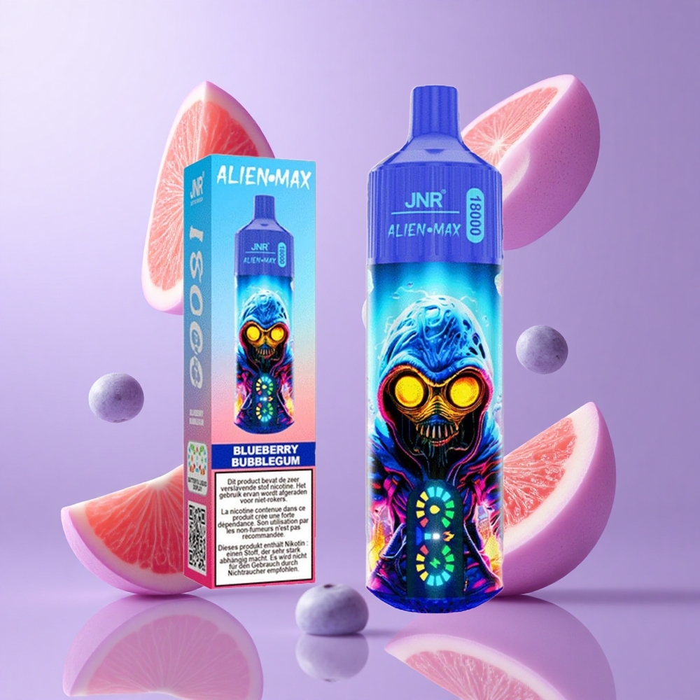 JNR Alien Max 18000 Puffs Blaubeere Bubblegum Deutschland großhandel 28ml E-Liquid