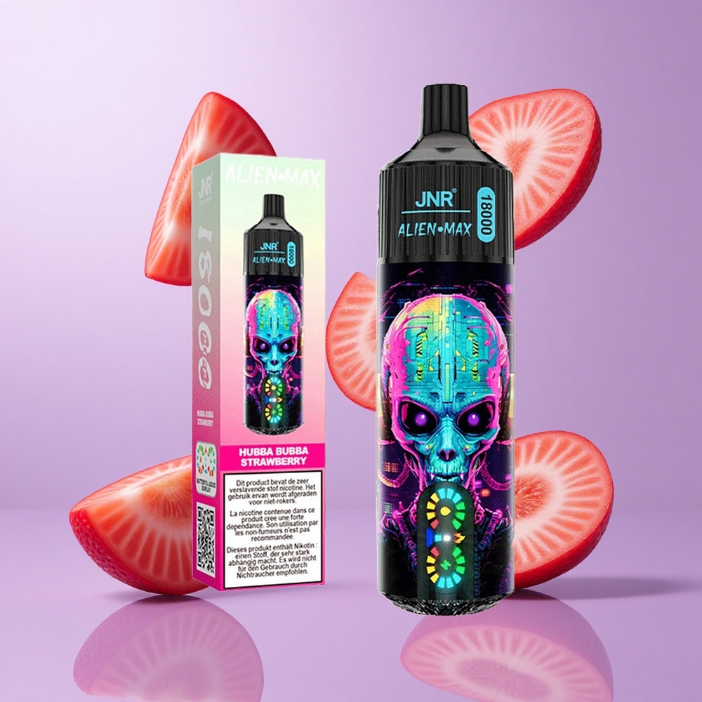 JNR Alien Max 18000 Puffs Erdbeer Hubba Bubba Deutschland großhandel 28ml E-Liquid