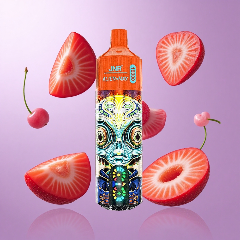 JNR Alien Max 18000 Puffs Erdbeere Himbeere Kirsche Deutschland großhandel 28ml E-Liquid