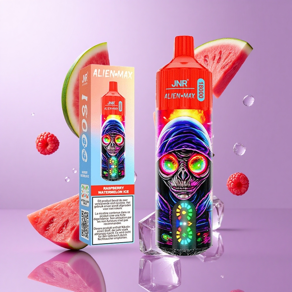 JNR Alien Max 18000 Puffs Himbeere Wassermelone Eis Deutschland großhandel 28ml E-Liquid