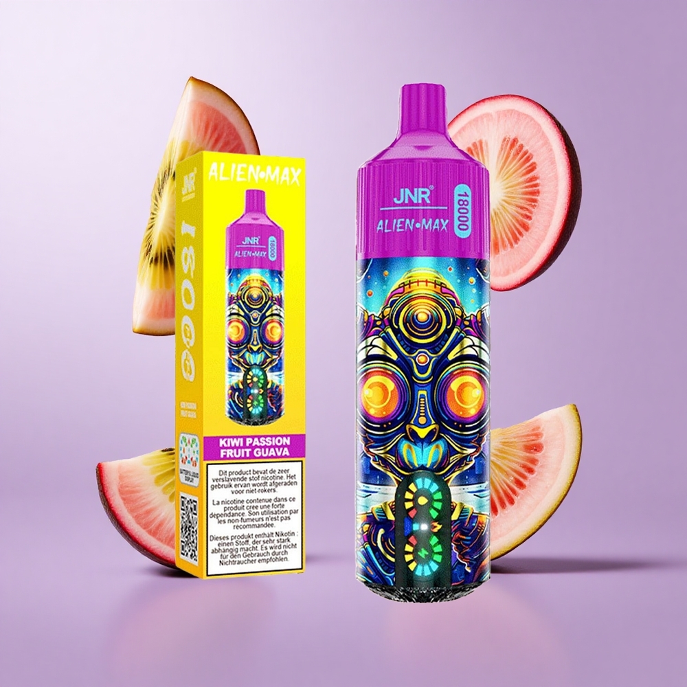 JNR Alien Max 18000 Puffs Kiwi Passionsfrucht Guava Deutschland großhandel 28ml E-Liquid