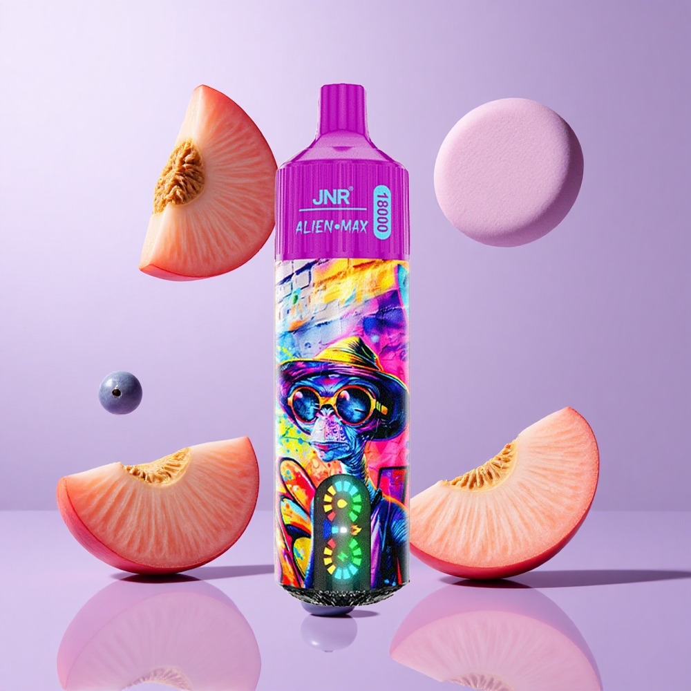JNR Alien Max 18000 Puffs Pfirsich Blaubeere Süßigkeiten Deutschland großhandel 28ml E-Liquid