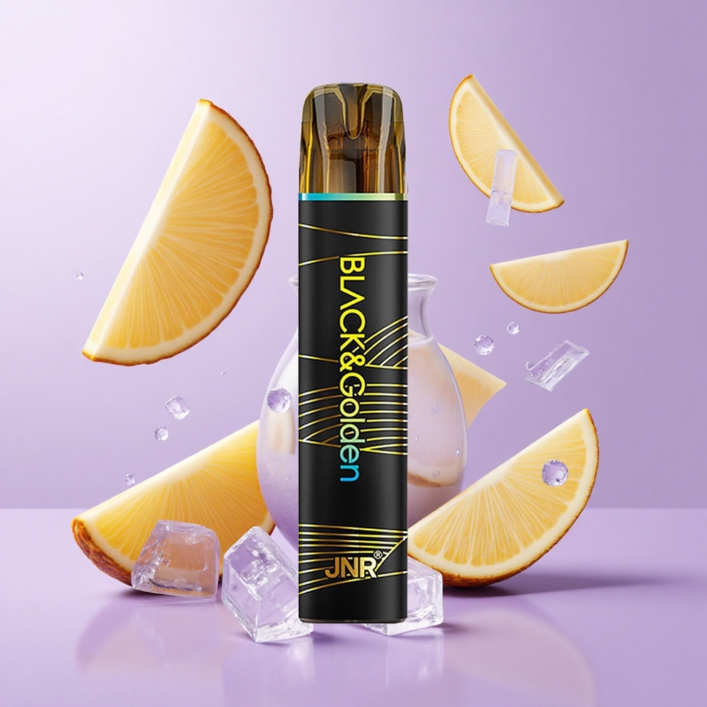 JNR Black&Golden 800 Puffs Einweg Vape Ananas Eis Deutschland großhandel 550mAh Akkukapazität