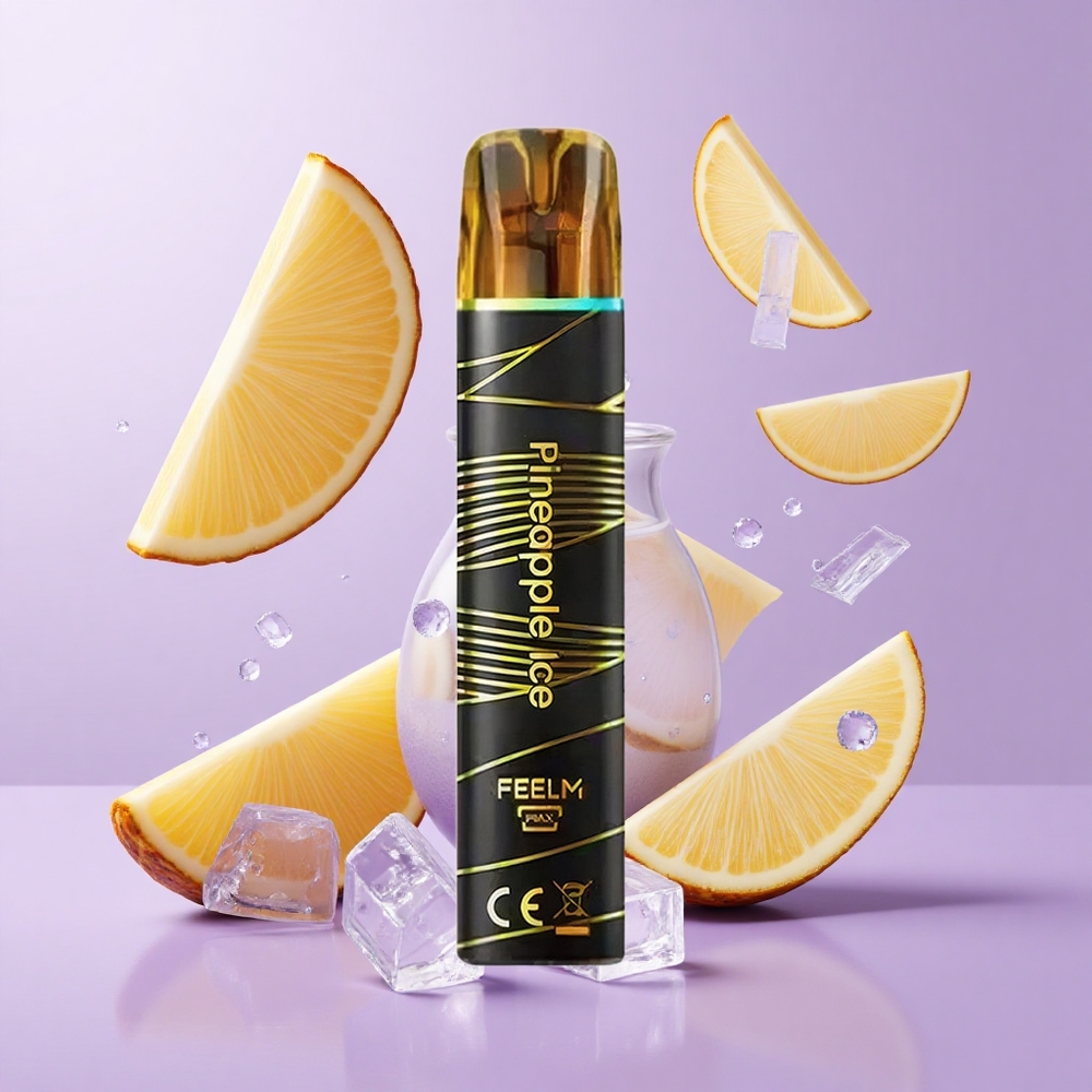 JNR Black&Golden 800 Puffs Einweg Vape Ananas Eis Deutschland großhandel 550mAh Akkukapazität
