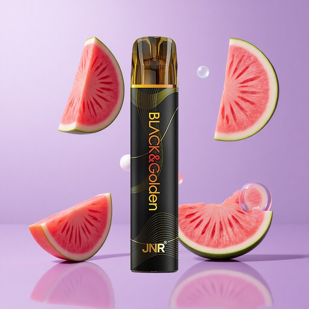 JNR Black&Golden 800 Puffs Wassermelone Bubble Gum Deutschland großhandel 550mAh Akkukapazität