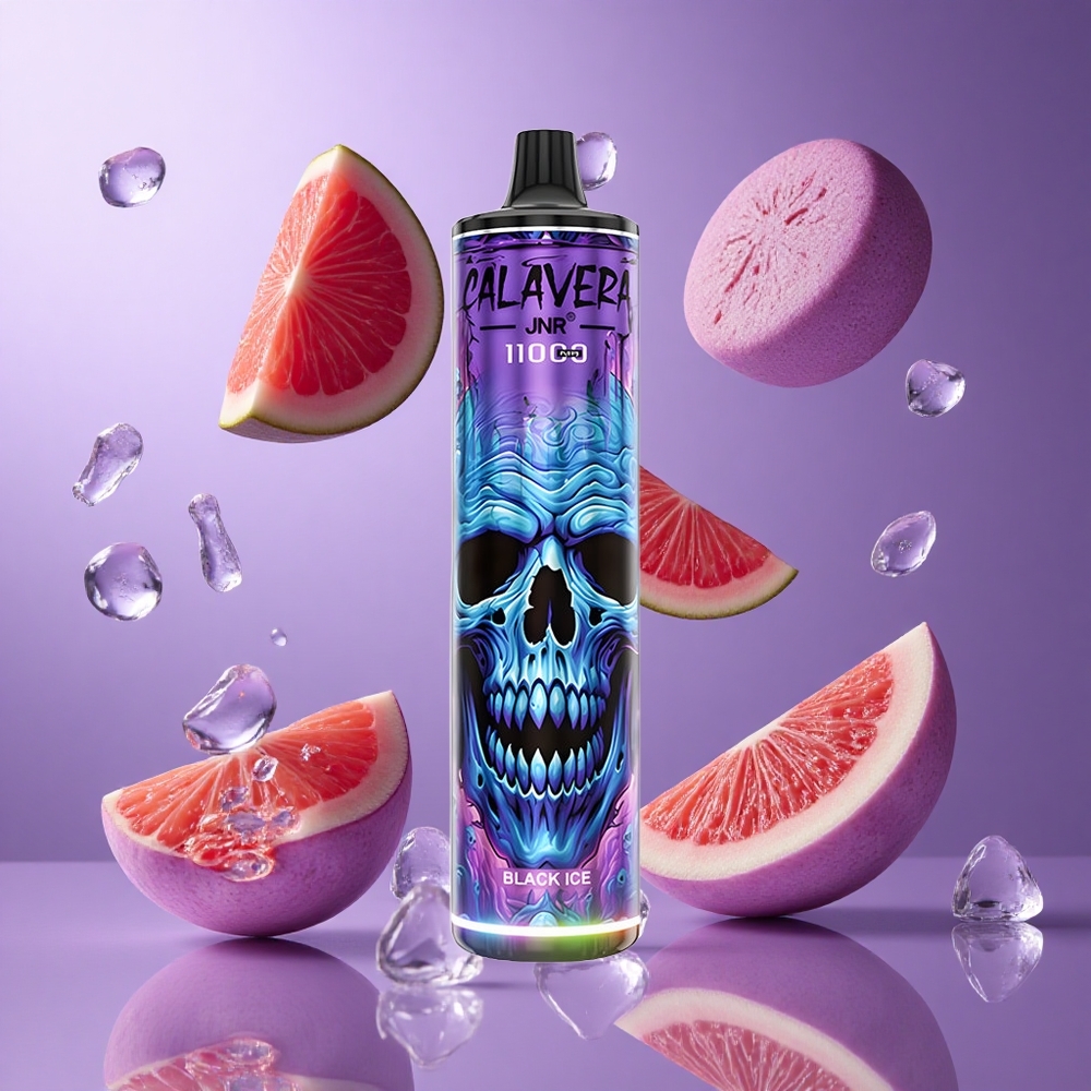 JNR Calavera 11000 Puffs Schwarz Eis Deutschland großhandel 21ml E-Liquid Kapazität
