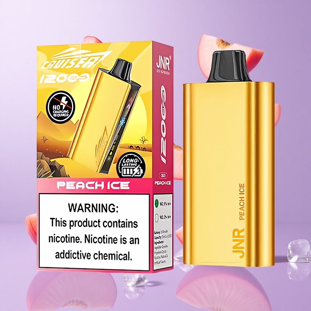 JNR Cruiser 12000 Puffs Pfirsich Eis Deutschland großhandel 25ml E-Liquid