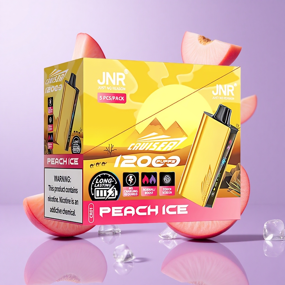 JNR Cruiser 12000 Puffs Pfirsich Eis Deutschland großhandel 25ml E-Liquid