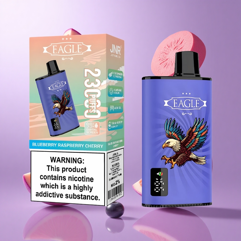 JNR EAGLE Smart 23000 Puffs Blaubeere Himbeere Kirsche Einweg-Vape Deutschland großhandel 25ml E-Liquid Kapazität
