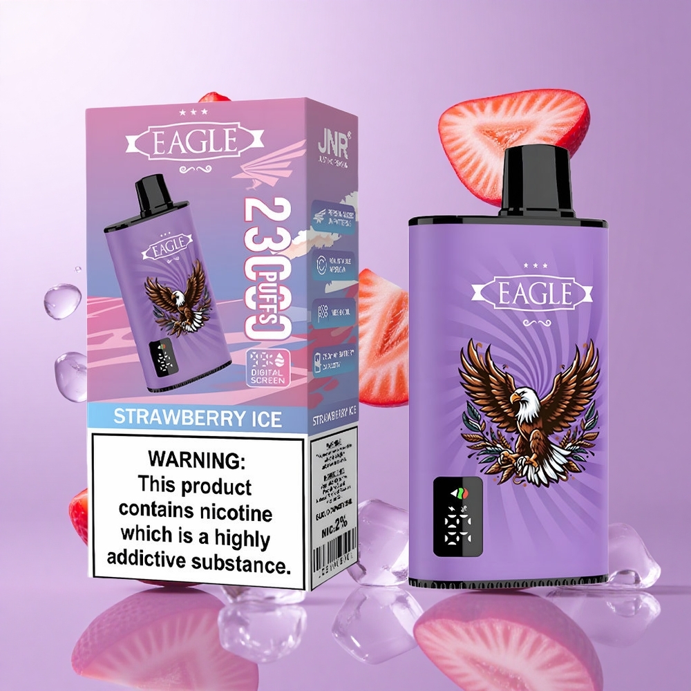 JNR EAGLE Smart 23000 Puffs Erdbeer-Eis Deutschland großhandel 25ml e-Liquid Kapazität