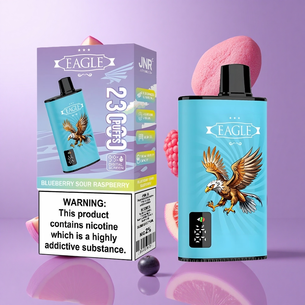 JNR EAGLE Smart 23000 Puffs Heidelbeere Sauere Himbeere Deutschland großhandel 25ml e-Liquid Kapazität