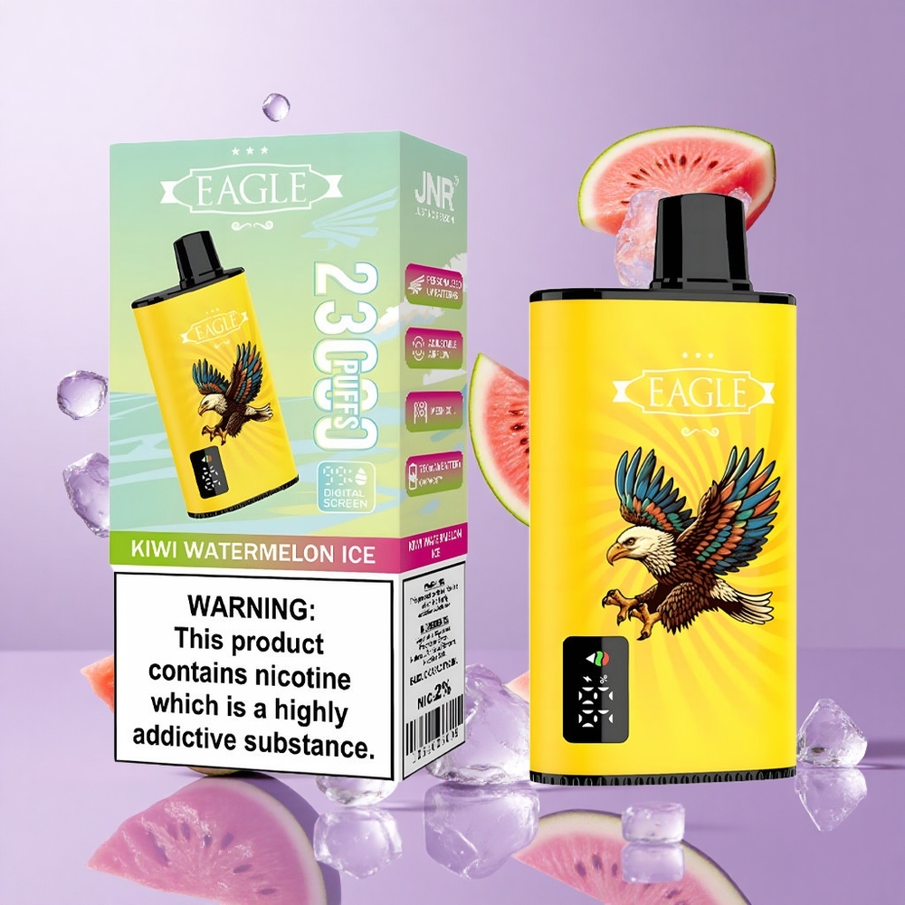 JNR EAGLE Smart 23000 Puffs Kiwi Wassermelone Eis Deutschland großhandel 25ml E-Liquid Kapazität