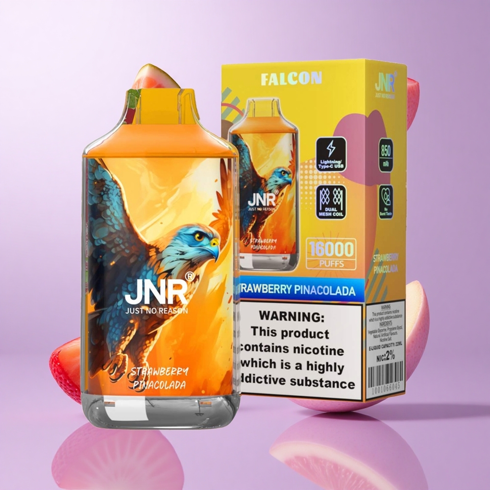 JNR Falcon 16000 Puffs Erdbeer Pina Colada Deutschland großhandel E-Liquid-Kapazität: 22ml