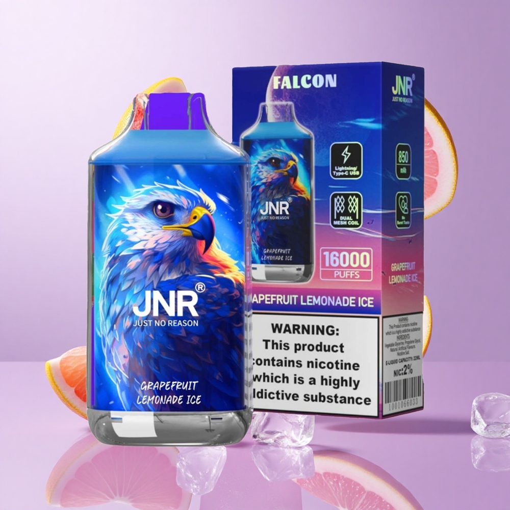 JNR Falcon 16000 Puffs Grapefruit Zitronenlimonade Eis Deutschland großhandel E-Liquid-Kapazität: 22ml