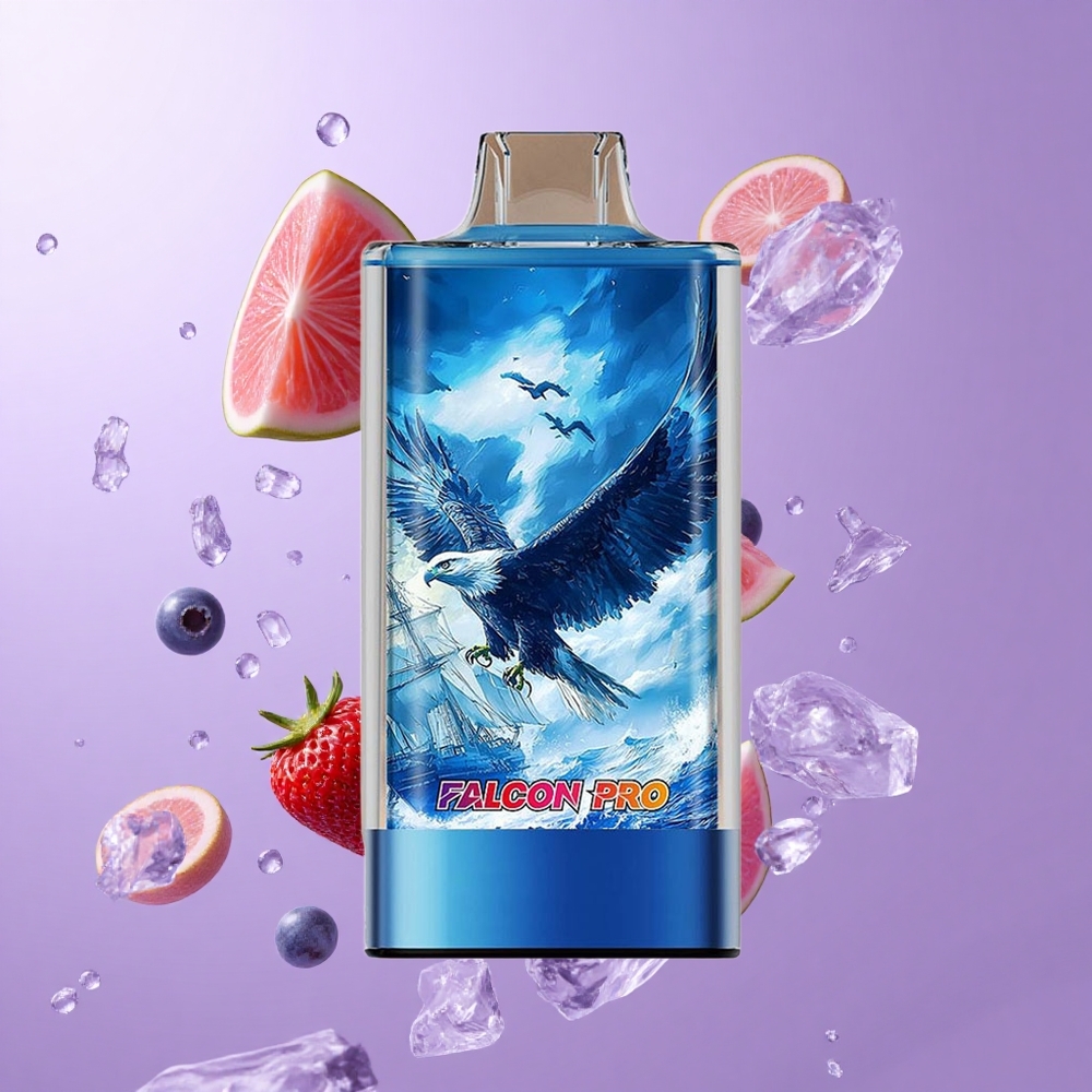 JNR Falcon Pro 28000 Einweg-Vape Blaubeere Eis Deutschland großhandel 28000 Puffs 30ml vorgefüllt