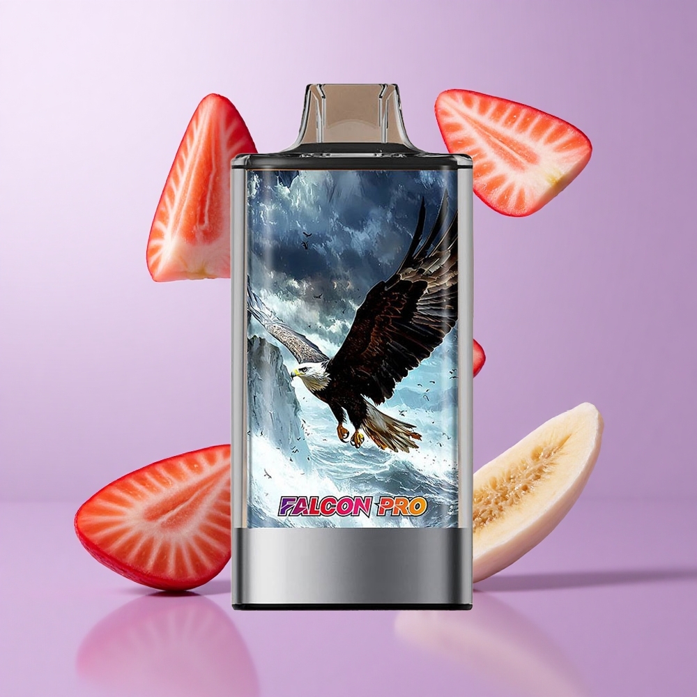 JNR Falcon Pro 28000 Einweg-Vape Erdbeere Banane Deutschland großhandel 28000 Puffs Smart Display