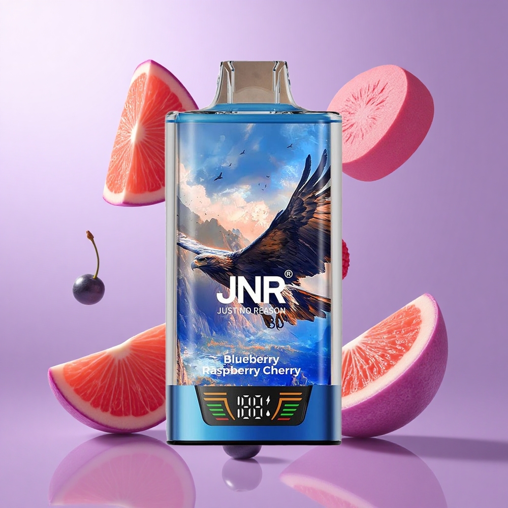 JNR Falcon Pro 28000 Einweg-Vape Heidelbeere Himbeere Kirsche Deutschland großhandel 28000 Puffs 30ml vorgefüllte Kapazität
