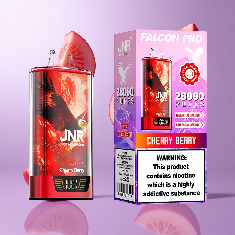 JNR Falcon Pro 28000 Kirsch-Beere Deutschland großhandel 28000 Puffs Smart Display