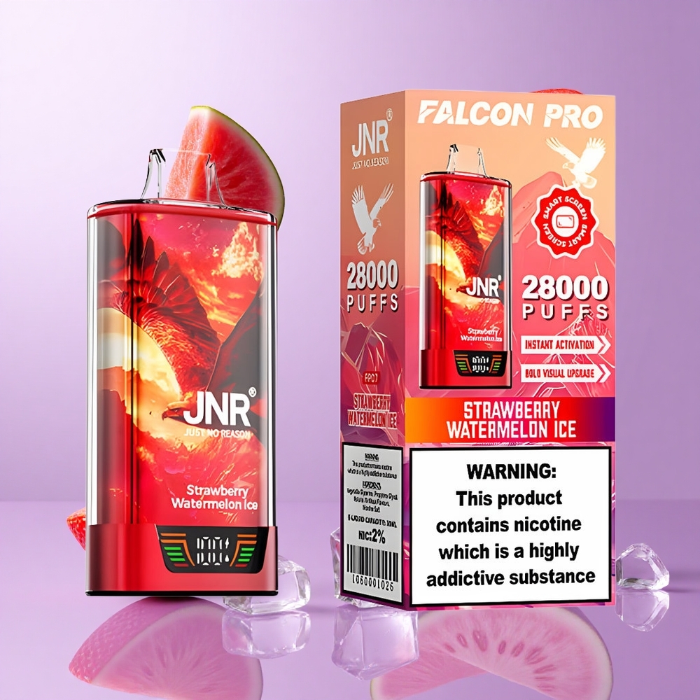 JNR Falcon Pro 28000 Wegwerf-Vape Erdbeere Wassermelone Eis Deutschland großhandel 28000 Puffs 30ml vorgefüllte Kapazität