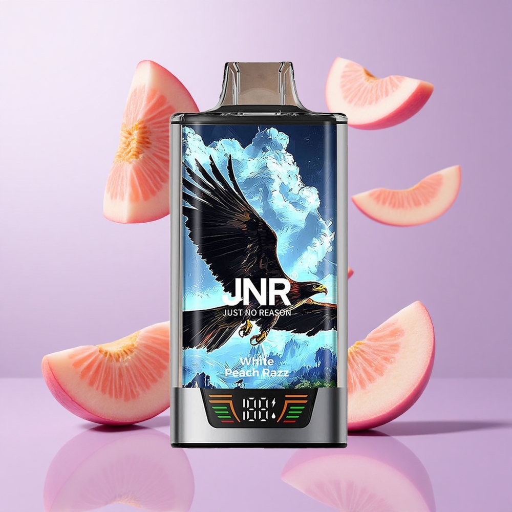 JNR Falcon Pro 28000 Weißer Pfirsich Himbeer Deutschland großhandel 28000 Puffs 30ml vorgefüllt Kapazität