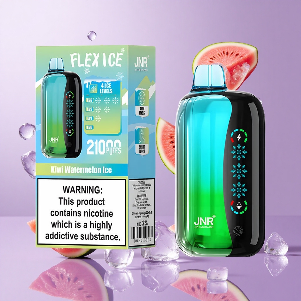 JNR Flex Ice 21000 Puffs Einweg-Vape Kiwi Wassermelone Eis Deutschland großhandel 26ml E-Liquid