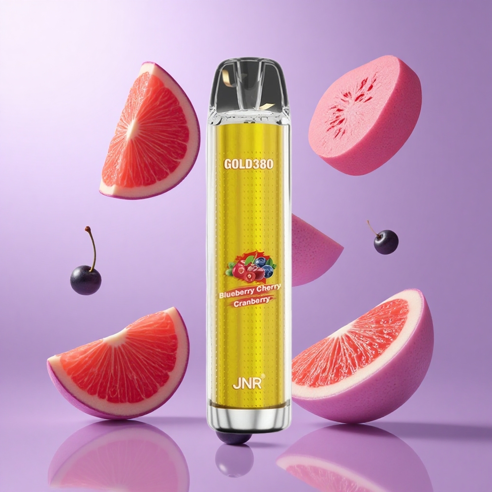 JNR Gold380 6000 Puffs Blaubeere Kirsche Cranberry Deutschland großhandel 1500mAh Akkukapazität