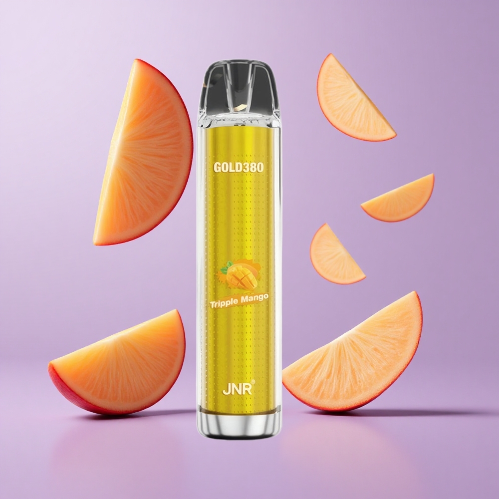 JNR Gold380 6000 Puffs Dreifach Mango Deutschland großhandel 1500mAh Akkukapazität