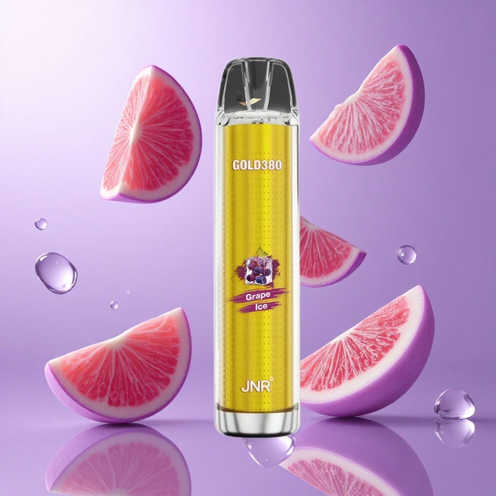JNR Gold380 6000 Puffs Einweg-Vape Trauben Eis Deutschland großhandel 1500mAh Akkukapazität