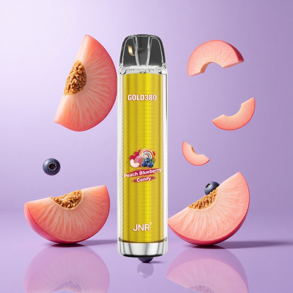 JNR Gold380 6000 Puffs Pfirsich Heidelbeer Deutschland großhandel 1500mAh Akku Kapazität