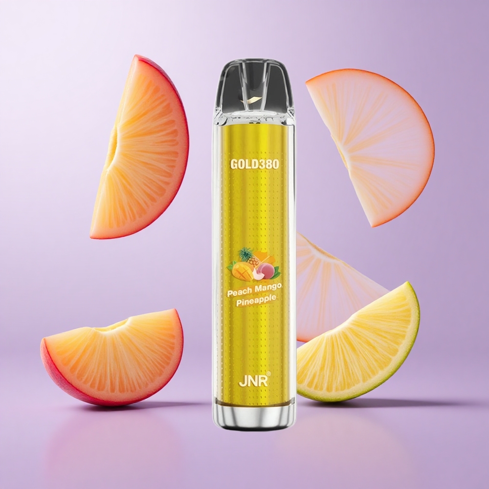 JNR Gold380 6000 Puffs Pfirsich Mango Ananas Deutschland großhandel 1500mAh Akkukapazität