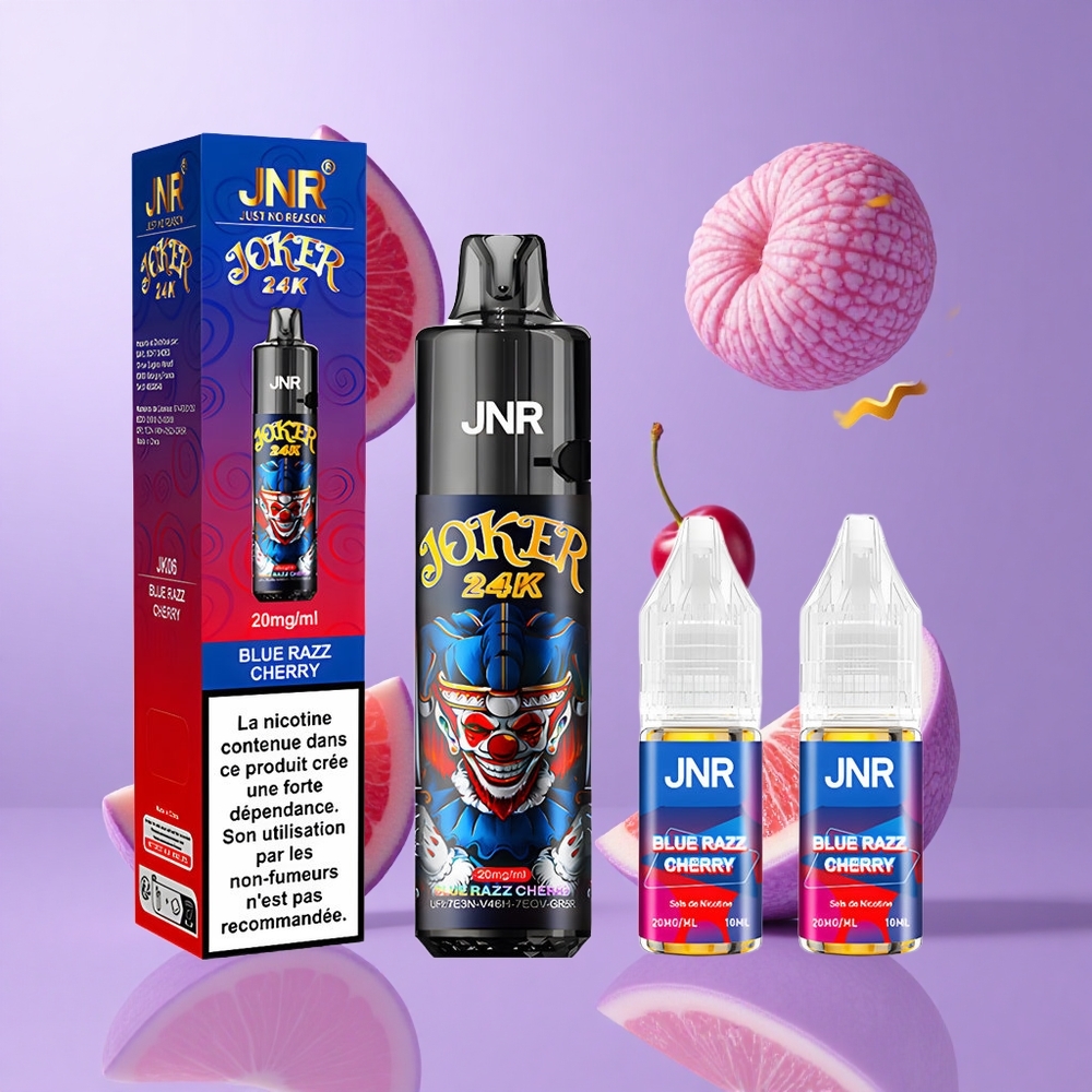 JNR Joker 24000 Puffs Blaue Himbeere Kirsche Deutschland großhandel 2+10ml Nachfüllbarer Pod