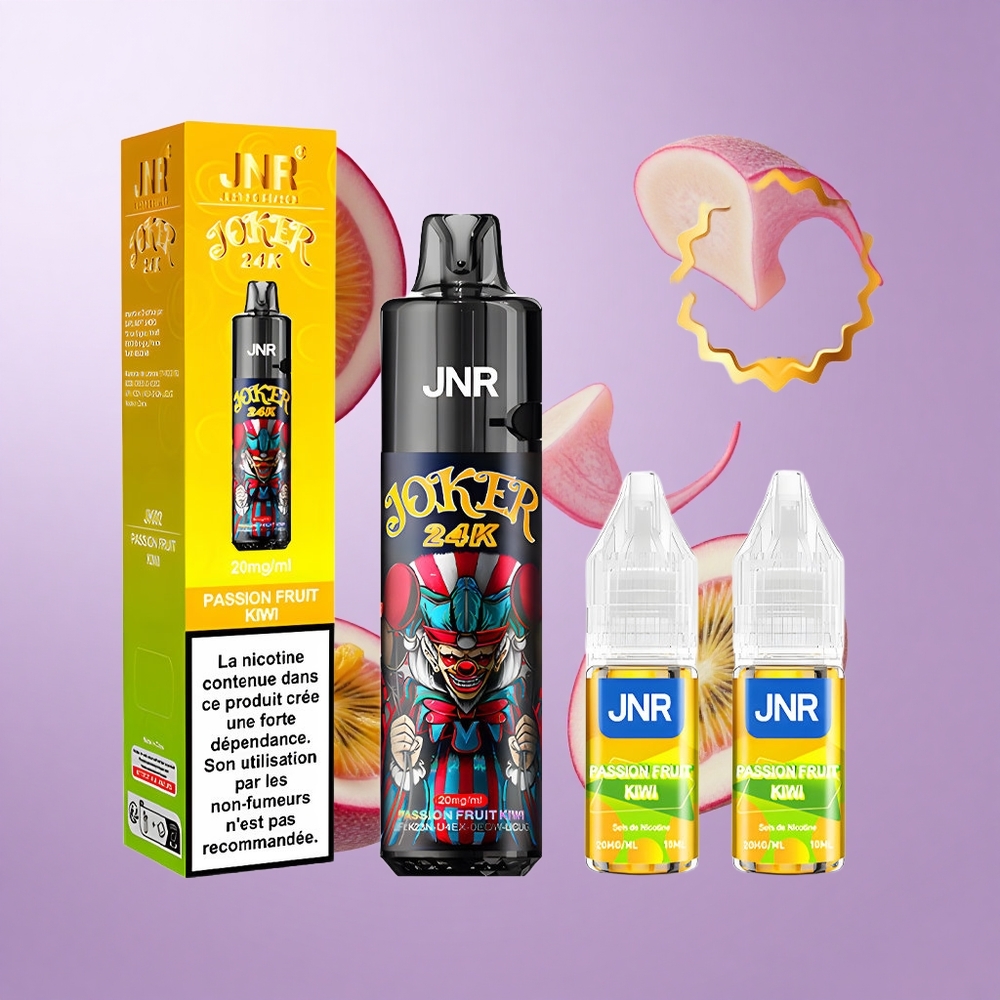 JNR Joker 24000 Puffs Einweg-Vape Passionsfrucht Kiwi Deutschland großhandel 2% Nikotingehalt