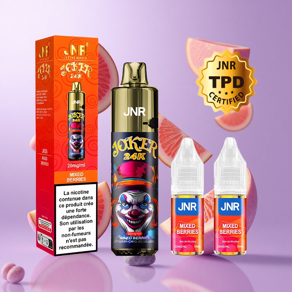 JNR Joker 24000 Puffs Mischbeeren Deutschland großhandel 2+10ml Nachfüllbarer Pod