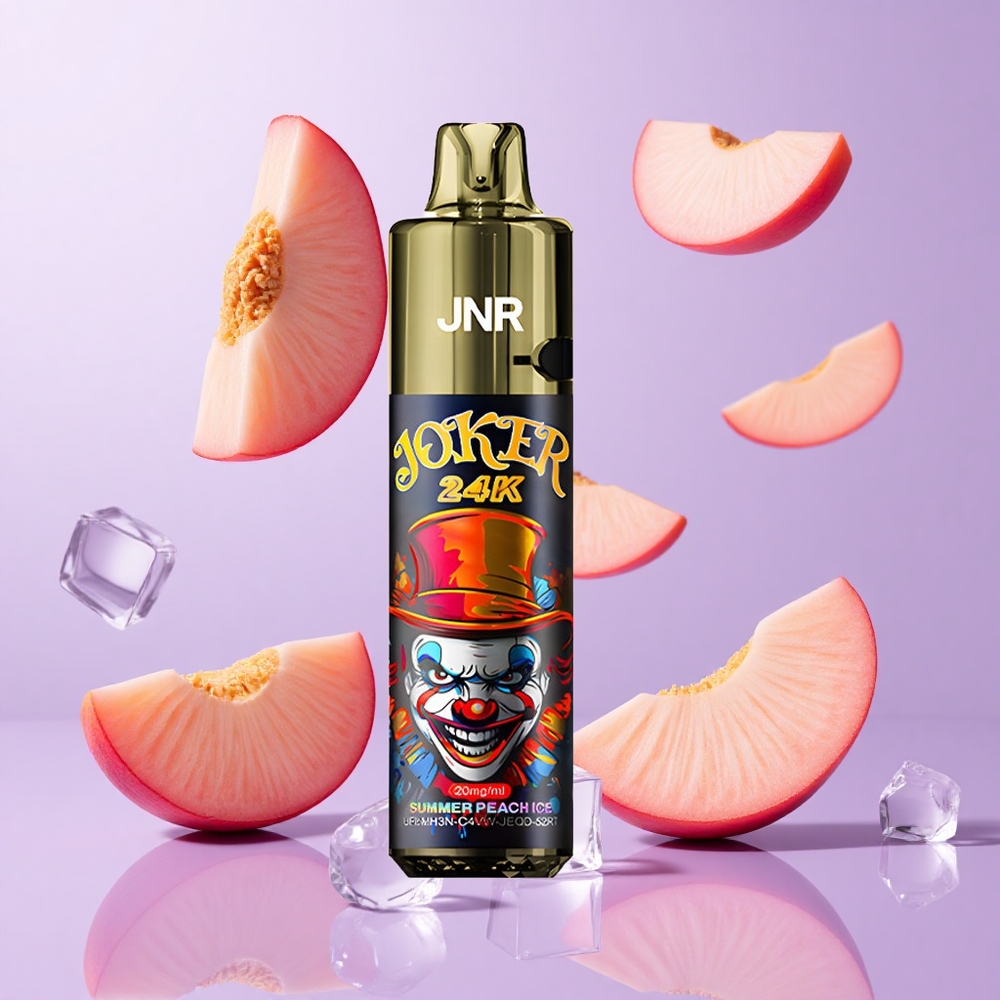 JNR Joker 24000 Puffs Sommer Pfirsich Eis Deutschland großhandel 2+10ml Nachfüllbarer Pod