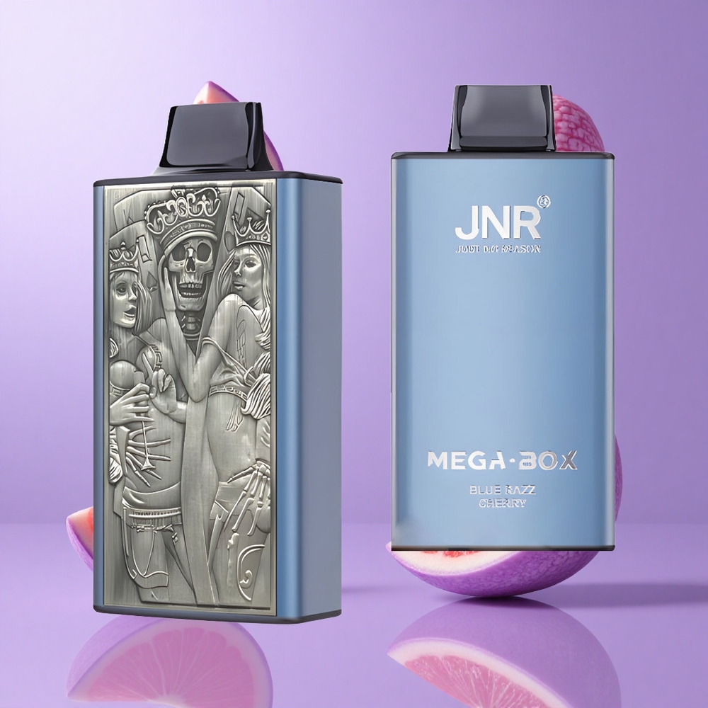 JNR Mega Box 25000 Puffs Blaue Himbeere Kirsche Deutschland großhandel 30ml E-Liquid-Kapazität